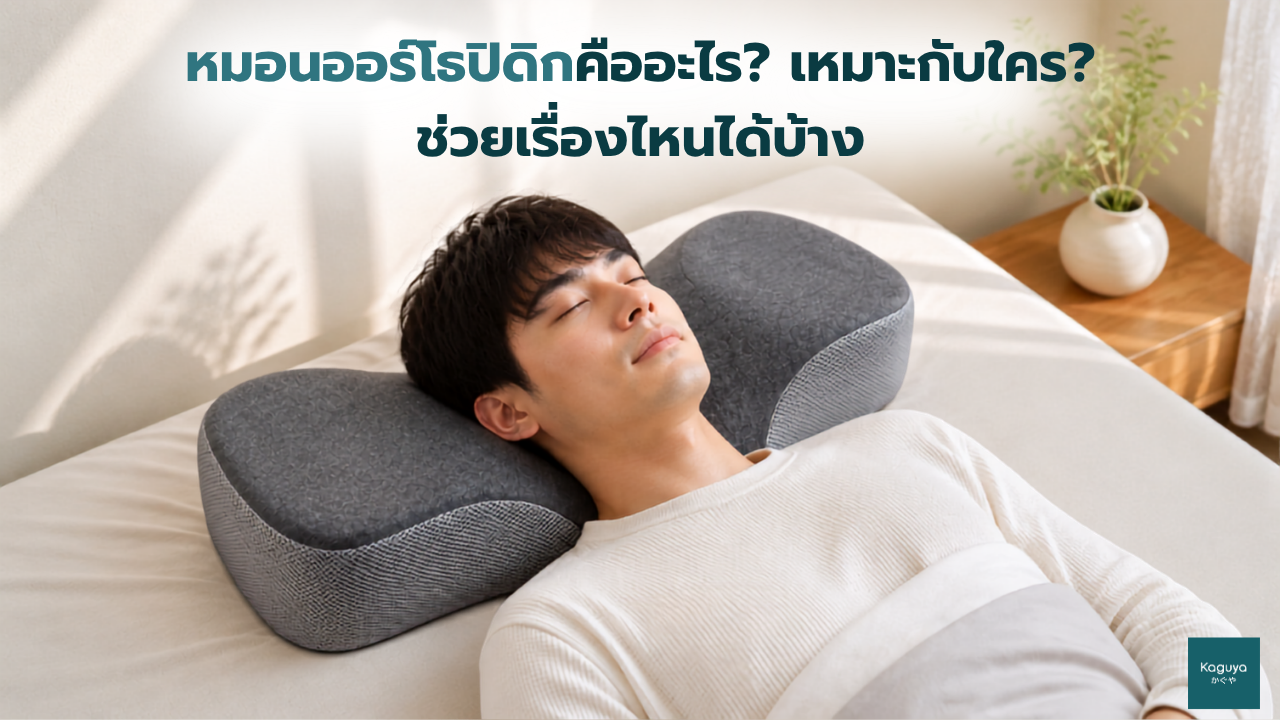 หมอนออร์โธปิดิกคืออะไร เหมาะกับใคร ช่วยเรื่องไหนได้บ้าง